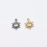 5pcs Stainless Steel Round Charms Pendant DIY Necklace Earrings Bracelets