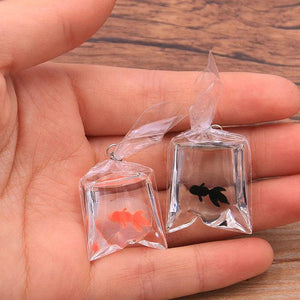 10Pcs Goldfish Ocean Bag Charms for Jewelry Making Earrings Bracelets DIY