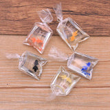 10Pcs Goldfish Ocean Bag Charms for Jewelry Making Earrings Bracelets DIY
