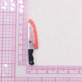 10pcs Double Sided Bloody Dagger Acrylic Charms Pendant DIY Jewelry
