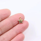 10pcs Stainless Steel High Mini Mirro Polish Women Charm Pendant DIY