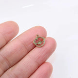 10pcs Stainless Steel High Mini Mirro Polish Women Charm Pendant DIY