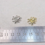 20pcs 14mm Spider Girl's Coin Zinc Alloy DIY Jewelry Charms 2 Colors