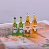 10pcs Wine Bottle Resin Charms Pendant DIY Jewelry Findings Supplies