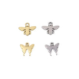 10pcs Bee Charms Pendant Unfading 2 Colors