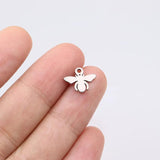 10pcs Bee Charms Pendant Unfading 2 Colors