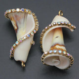 Shell Pendant Mother OF Pearl Beads DIY Necklace Earrings