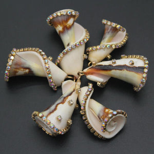 Shell Pendant Mother OF Pearl Beads DIY Necklace Earrings