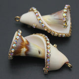 Shell Pendant Mother OF Pearl Beads DIY Necklace Earrings