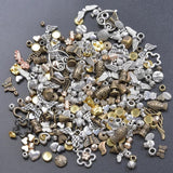 50Pcs Retro Angel Wing Spacer Beads Charms For DIY Necklaces Jewelry Finding