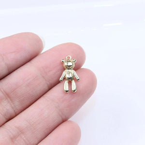 20pcs Pretty Bear Zinc Alloy DIY Charms Pendant for Jewelry Making