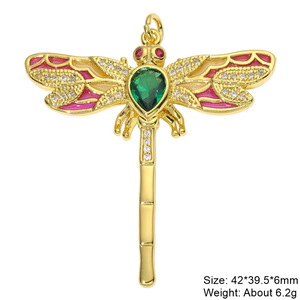 18K Plated Enamel Charms for DIY Jewelry Making
