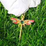 18K Plated Enamel Charms for DIY Jewelry Making