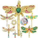 18K Plated Enamel Charms for DIY Jewelry Making