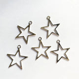 30pcs 37x34mm Pentagram Charms for DIY Necklace