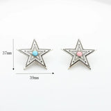 Decorative CONCHO Buttons Charms Pendants for Clothes