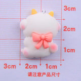10Pcs Animals Sheep Charms Earrings Keychain Pendants C947