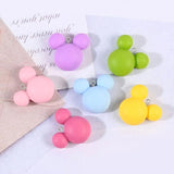 20Pcs Mouse Head Resin Charms for DIY Jewelry Making Earrings Necklace