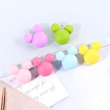 20Pcs Mouse Head Resin Charms for DIY Jewelry Making Earrings Necklace