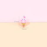 10pcs Potato Chips Cookie Biscuits Popcorn Pendant Charms