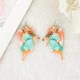 10Pcs Angel Charms Acrylic Cupid Wings For DIY Jewelry Making