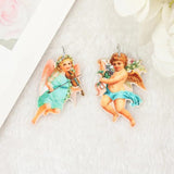 10Pcs Angel Charms Acrylic Cupid Wings For DIY Jewelry Making
