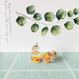 10pcs Resin Candy Bottle Charms DIY Pendants Craft Earrings Bracelet Dangle