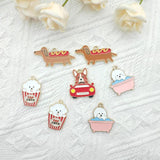Cartoon Dog Earring Pendant for DIY Jewelry Making