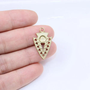 5pcs Stainless Steel High 18K Eye Charms Pendant