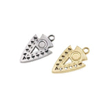 5pcs Stainless Steel High 18K Eye Charms Pendant