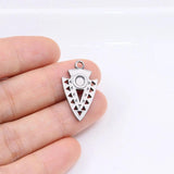 5pcs Stainless Steel High 18K Eye Charms Pendant