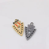 5pcs Stainless Steel High 18K Eye Charms Pendant