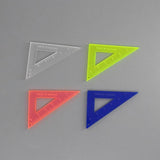 10/16pcs Mini Triangle Ruler Acrylic Charms for DIY Jewelry