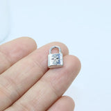 20pcs Lock Zinc Alloy Jewelry DIY Charms Pendant 2 Colors