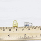 20pcs Lock Zinc Alloy Jewelry DIY Charms Pendant 2 Colors