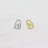 20pcs Lock Zinc Alloy Jewelry DIY Charms Pendant 2 Colors