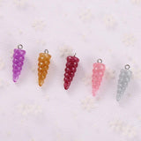 20Pcs Unicorn Horn Charms Pendant DIY Jewelry Making Keychain Accessories