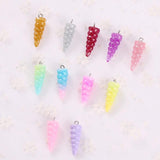 20Pcs Unicorn Horn Charms Pendant DIY Jewelry Making Keychain Accessories