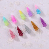 20Pcs Unicorn Horn Charms Pendant DIY Jewelry Making Keychain Accessories