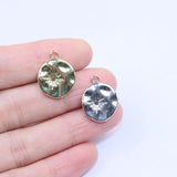 20pcs 16mm Star Hammer Coin Zinc Alloy Charms Pendant Jewelry DIY Necklace