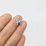 20pcs 12mm Butterfly Gold/Silver Plated Bee Charms Pendant DIY Jewelry