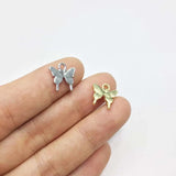 20pcs 12mm Butterfly Gold/Silver Plated Bee Charms Pendant DIY Jewelry