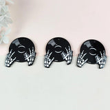 10pcs Ghost Hand Play Dish Acrylic Charms Earring Accessory DIY Halloween