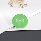 10pcs 30mm Acrylic WIFI Bluetooth Aircraft Charms for DIY Jewelry Making