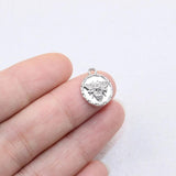 20pcs 12mm Gold/Silver Plated Bee Charms Pendant Girl Jewelry DIY