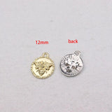 20pcs 12mm Gold/Silver Plated Bee Charms Pendant Girl Jewelry DIY