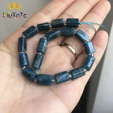 Faceted Apatite Stone Beads for DIY Jewelry Making, 7.5in