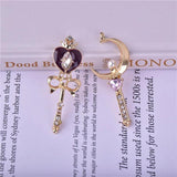 10pcs Moon & Heart Metal Charms for DIY Jewelry Making