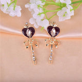 10pcs Moon & Heart Metal Charms for DIY Jewelry Making