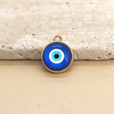 10pcs Resin Evil Eye Charms for Earring Jewelry DIY Accessory